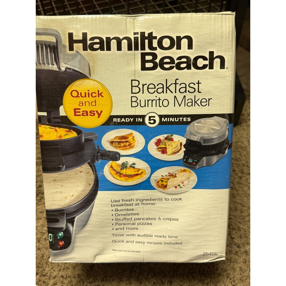 Hamilton Beach Breakfast Burrito Maker